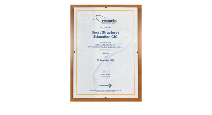 Matrix Re-accreditation