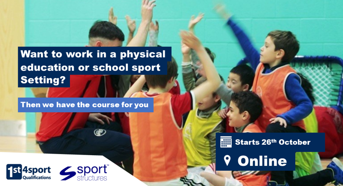 Coming soon – Level 3 Certificate in Supporting the Delivery of Physical Education and School Sport